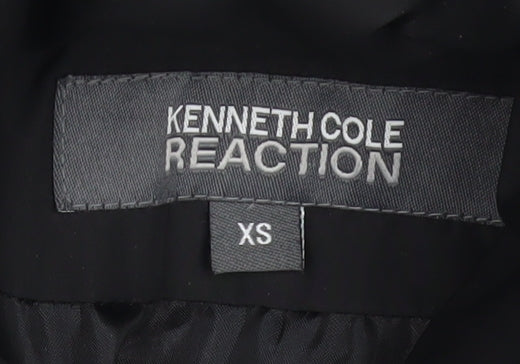 Kenneth Cole Reaction Women's Black XS Hooded Puffer Jacket