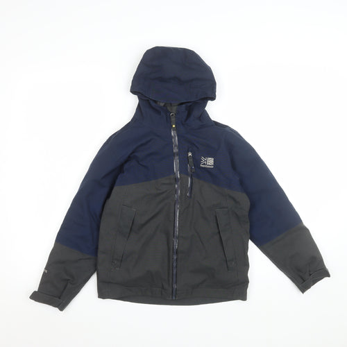 Karrimor Boys Blue 7-8 Years Waterproof Hooded Puffer Jacket