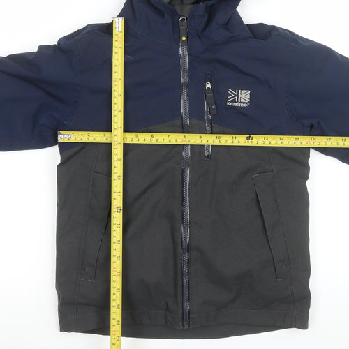 Karrimor Boys Blue 7-8 Years Waterproof Hooded Puffer Jacket