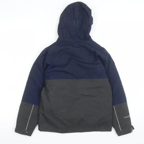 Karrimor Boys Blue 7-8 Years Waterproof Hooded Puffer Jacket