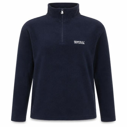 Regatta Navy 1/2 Zip Fleece Sweatshirt Women M Polyester Outdoor