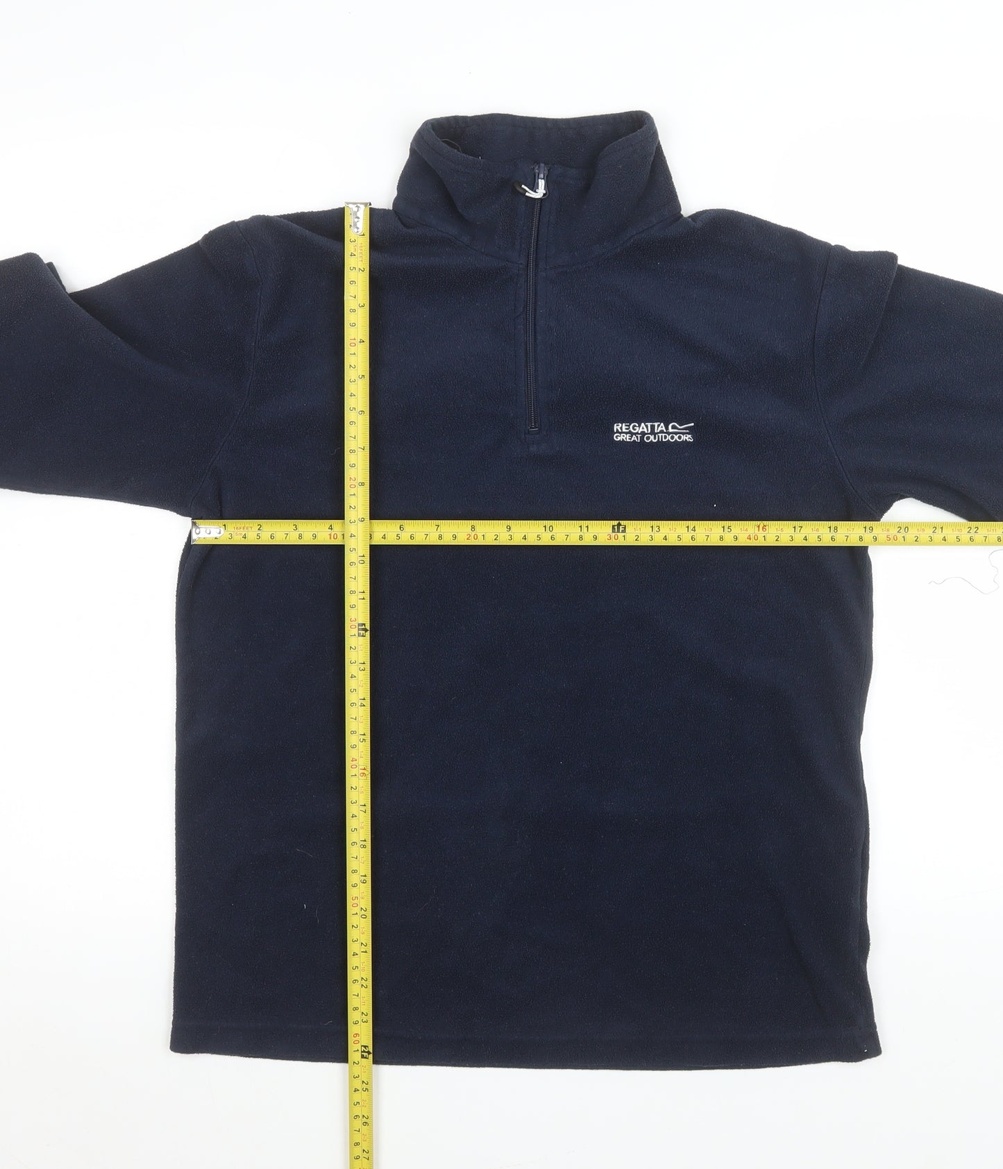 Regatta Navy 1/2 Zip Fleece Sweatshirt Women M Polyester Outdoor