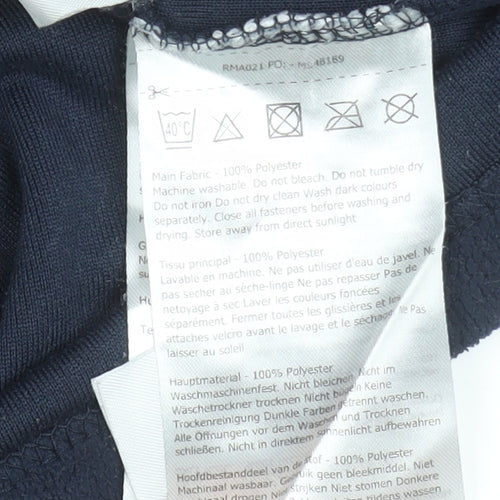 Regatta Navy 1/2 Zip Fleece Sweatshirt Women M Polyester Outdoor