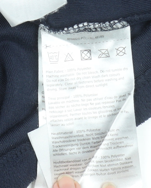 Regatta Navy 1/2 Zip Fleece Sweatshirt Women M Polyester Outdoor