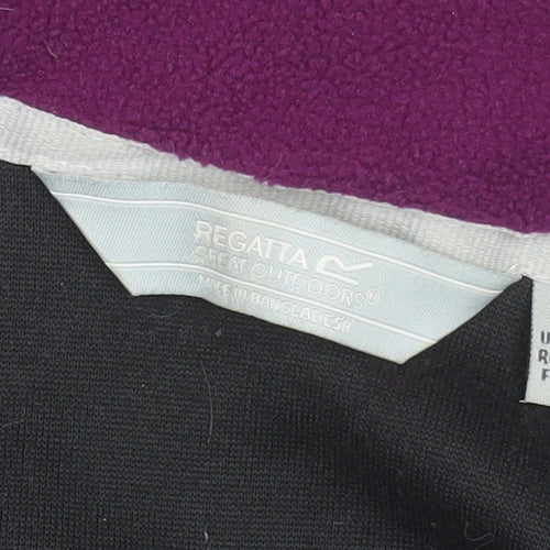 Regatta Women's Black Fleece Zip Waistcoat Bodywarmer UK 10