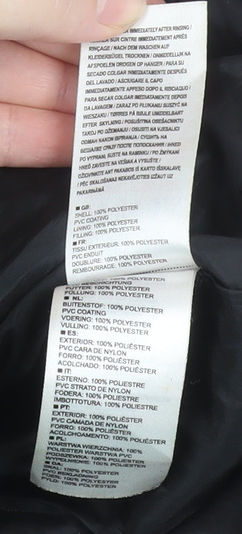 Trespass Girls Black Waterproof Hooded Long Puffer Coat 5-6 Years