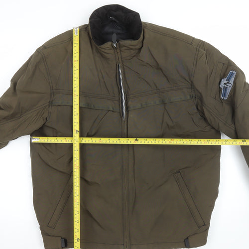 Richa Men's Green M Motorcycle Jacket CE Armoured Lined Windproof