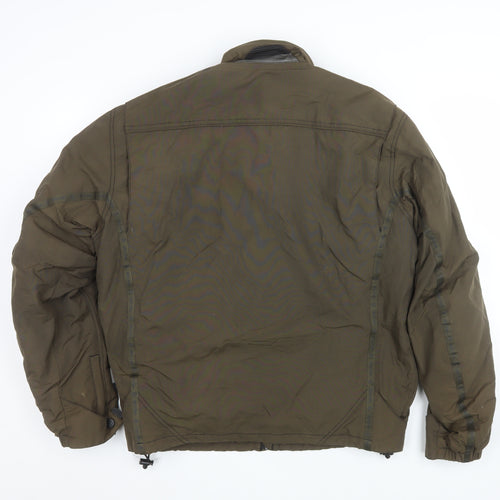 Richa Men's Green M Motorcycle Jacket CE Armoured Lined Windproof