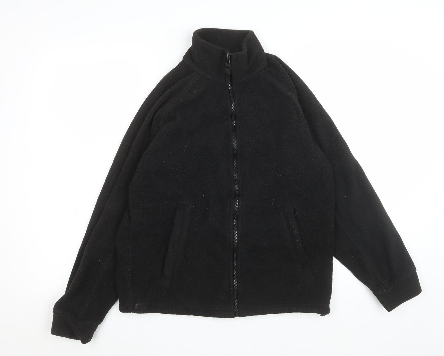 Regatta Women's Black Fleece Full Zip Jacket Size S