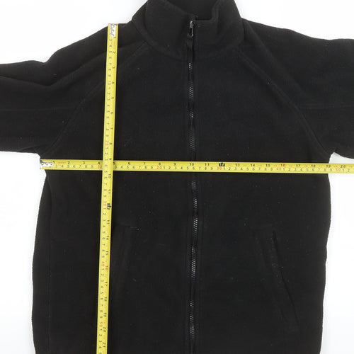 Regatta Women's Black Fleece Full Zip Jacket Size S