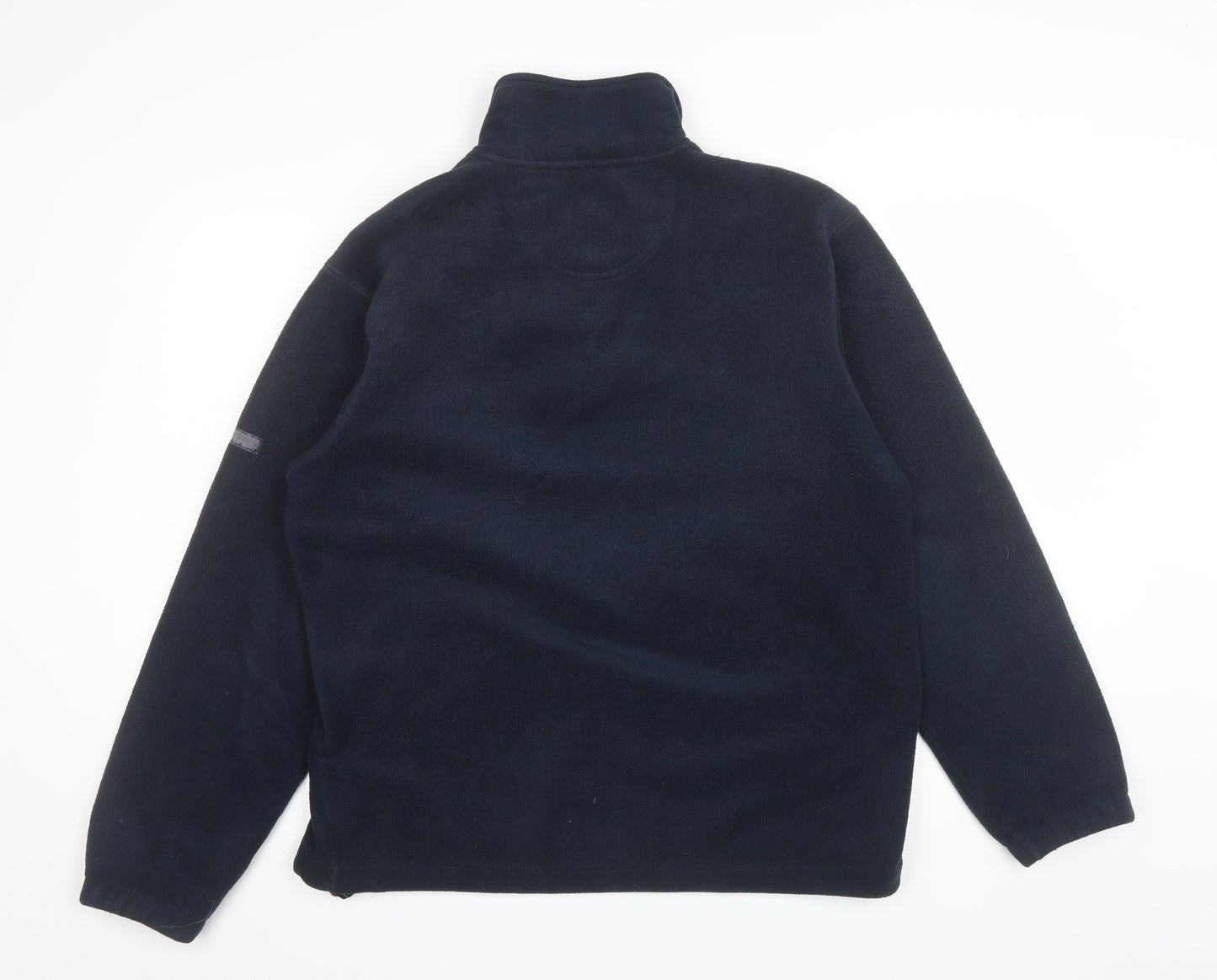 Maine New England Mens Blue Fleece Pullover Sweatshirt S