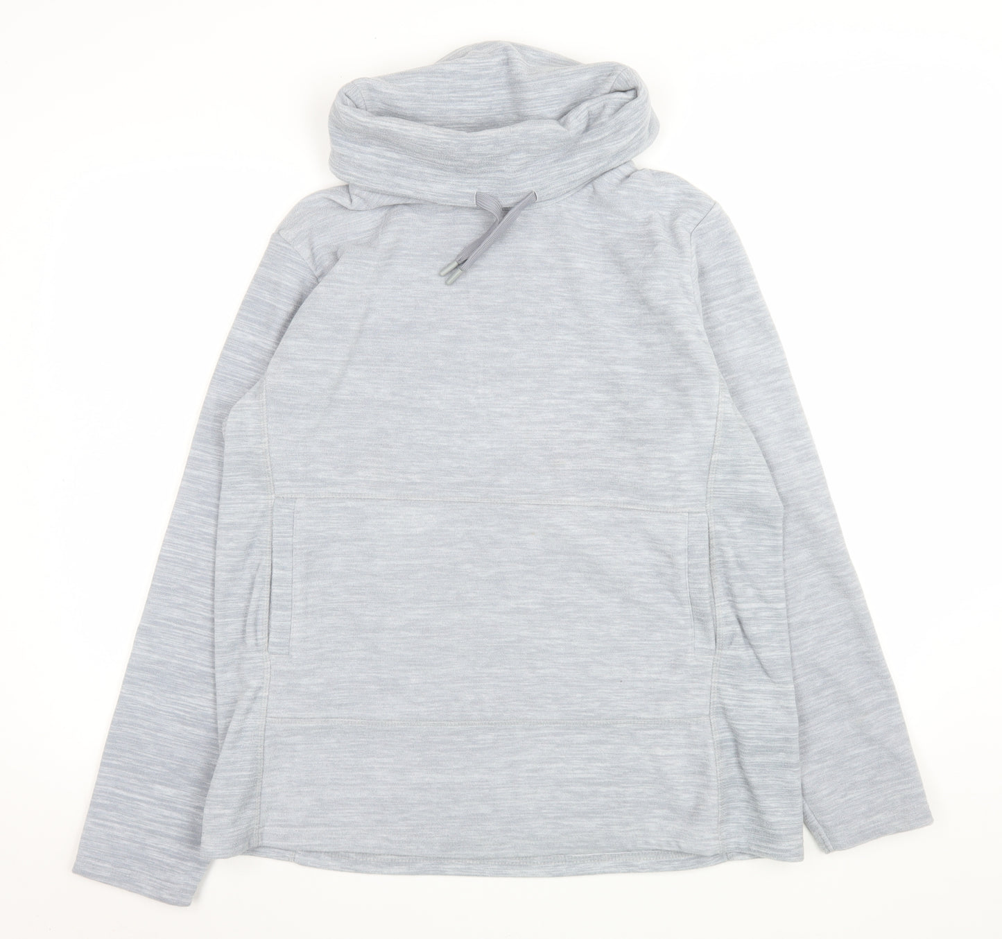 Mountain Warehouse Women’s Grey Pullover Hoodie UK 16 Polyester Warm Top