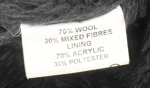 Beau Brummel Boys Grey Wool Duffle Coat Age 8 Hooded Winter Outerwear