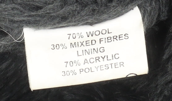 Beau Brummel Boys Grey Wool Duffle Coat Age 8 Hooded Winter Outerwear