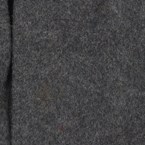 Beau Brummel Boys Grey Wool Duffle Coat Age 8 Hooded Winter Outerwear