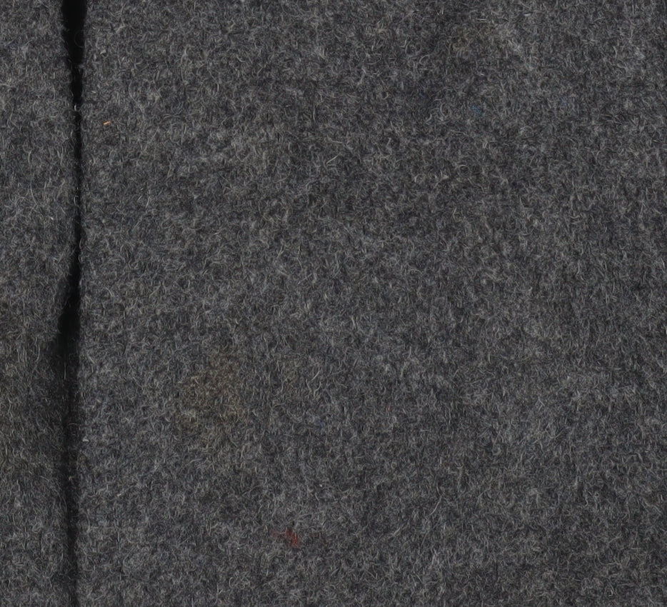 Beau Brummel Boys Grey Wool Duffle Coat Age 8 Hooded Winter Outerwear