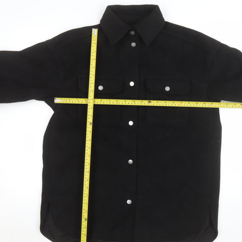 H&M Men's Black XS Basic Jacket Polyester Blend Autumn Winter