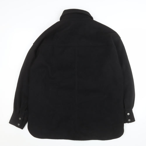 H&M Men's Black XS Basic Jacket Polyester Blend Autumn Winter