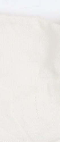 Wallis Ivory Linen Blend Women's Size 14 Single-Breasted Blazer