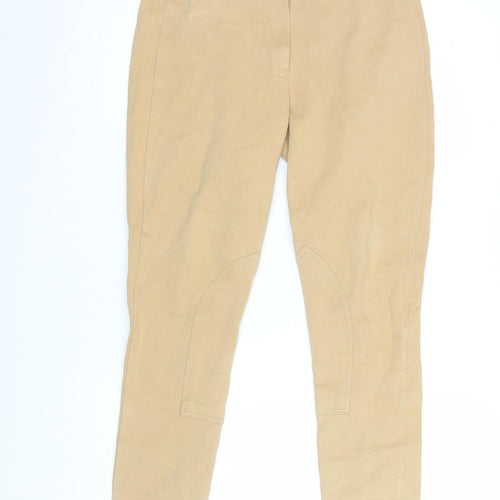 Wessex Womens Beige Jodhpur Riding Trousers Size 14 Cotton Stretch
