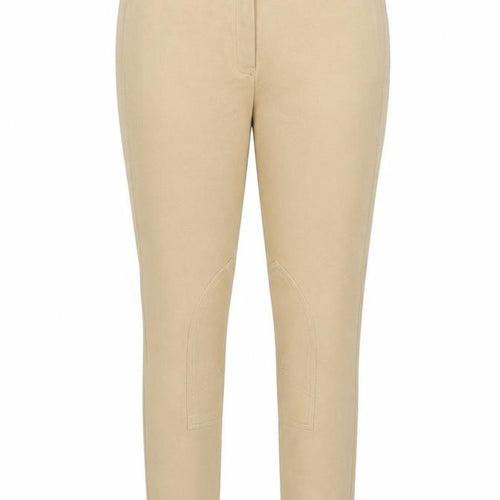 Wessex Womens Beige Jodhpur Riding Trousers Size 14 Cotton Stretch