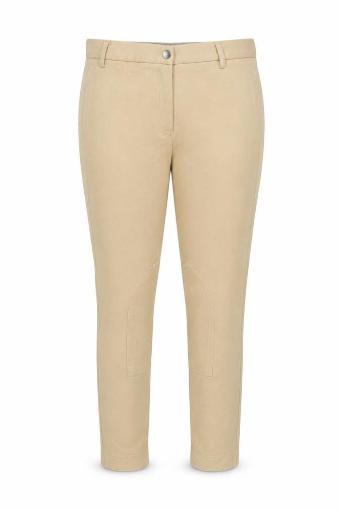 Wessex Womens Beige Jodhpur Riding Trousers Size 14 Cotton Stretch