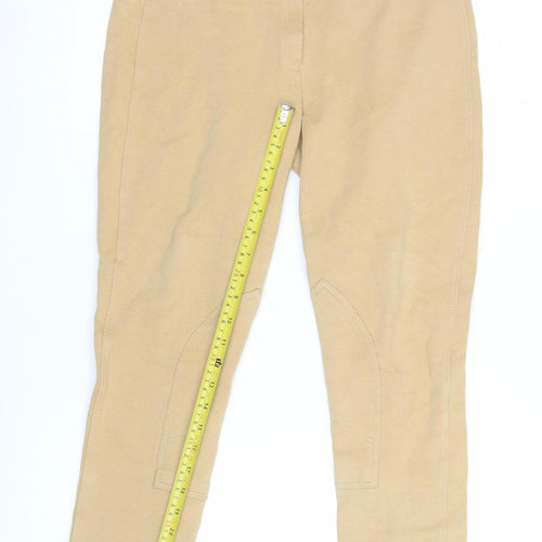 Wessex Womens Beige Jodhpur Riding Trousers Size 14 Cotton Stretch
