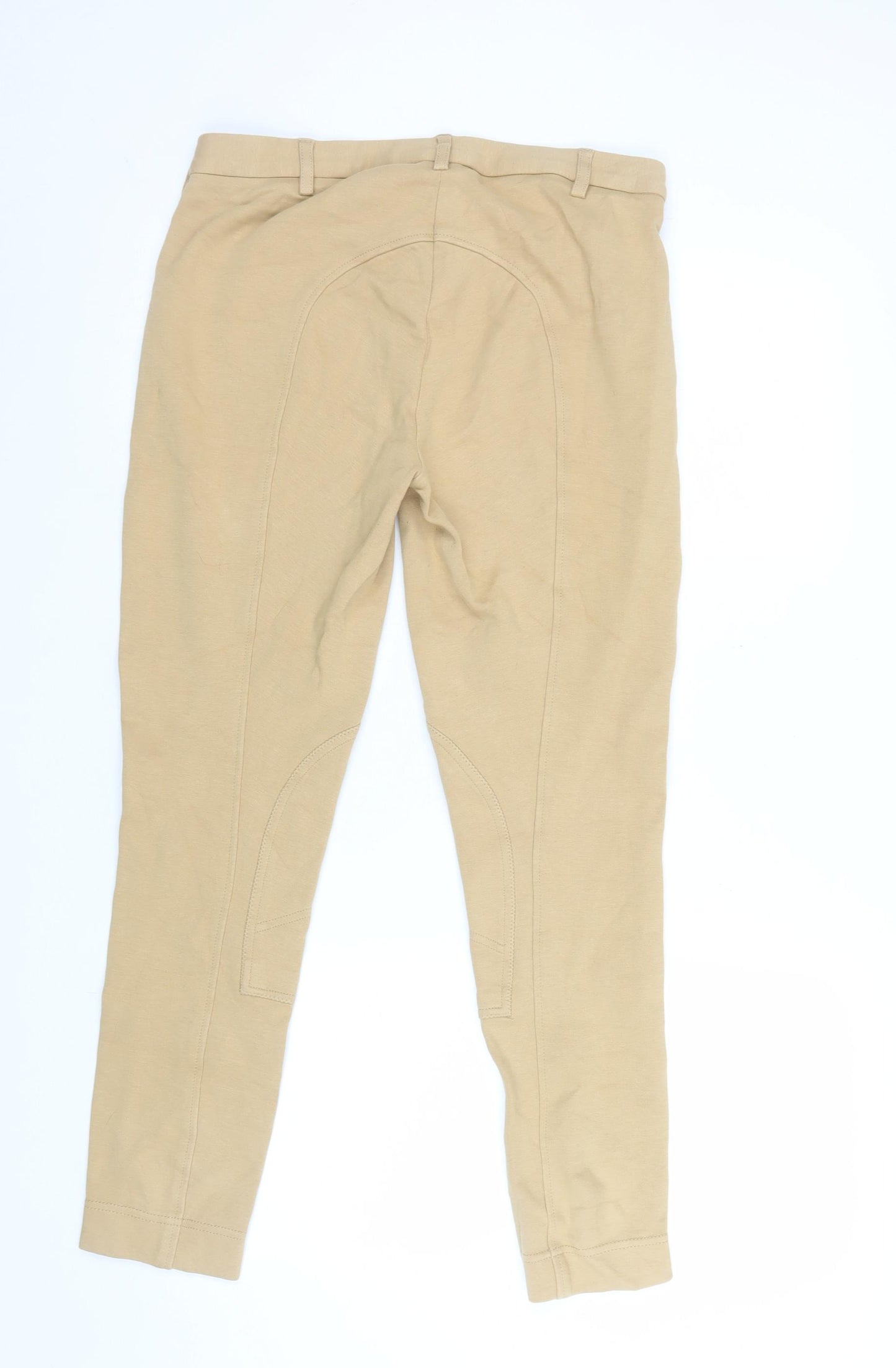 Wessex Womens Beige Jodhpur Riding Trousers Size 14 Cotton Stretch