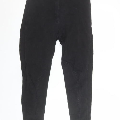 Bridleway Women's Black Equestrian Jodhpur Trousers Size 32 Stretch
