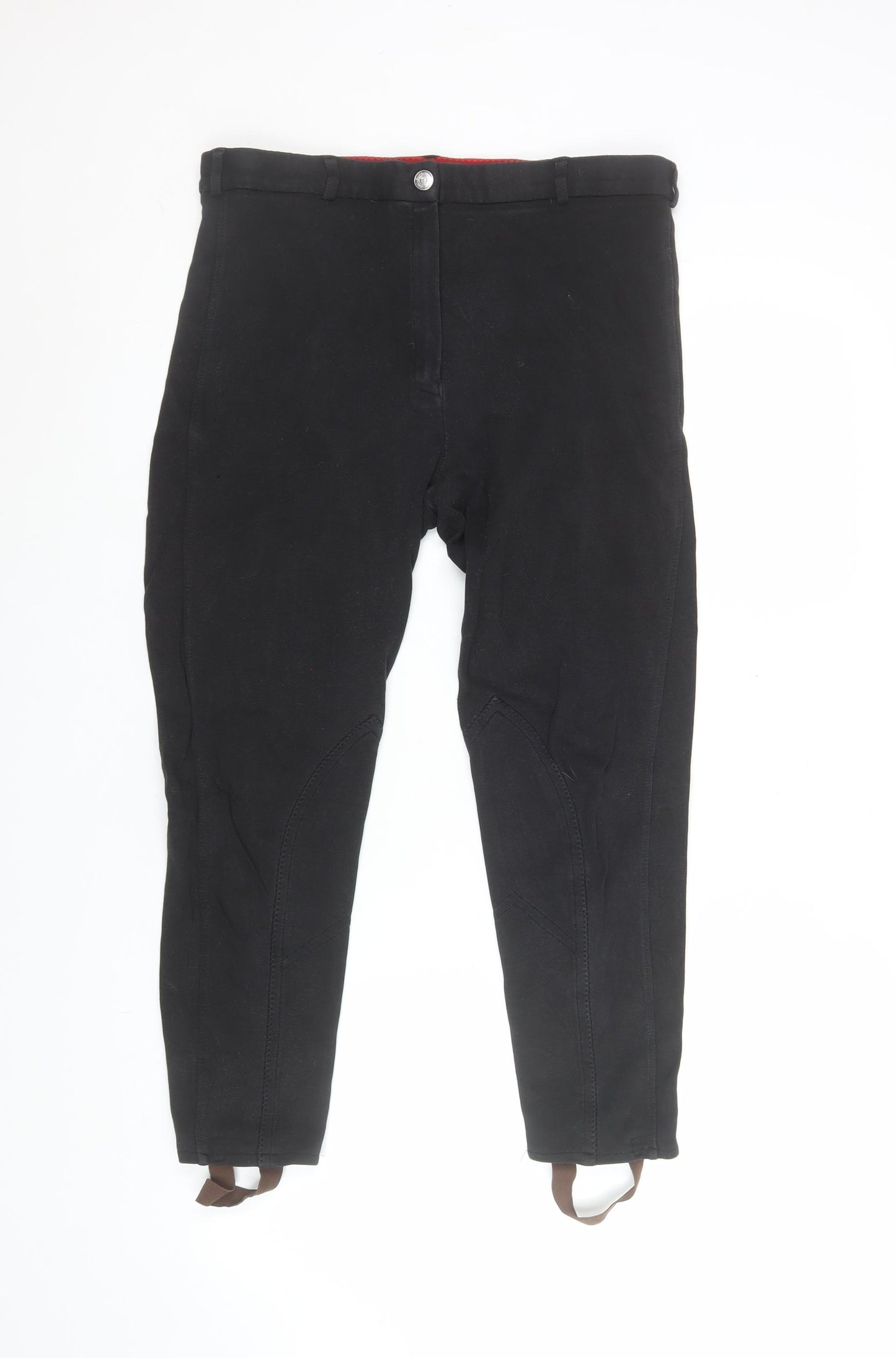 Bridleway Women's Black Equestrian Jodhpur Trousers Size 32 Stretch