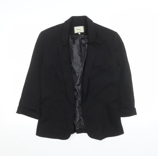 Evita Gold Women’s Black Size 10 Regular Fit Tailored Blazer Jacket