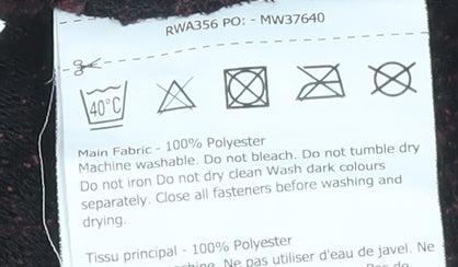 Regatta Women Burgundy Fleece Tunic Sweatshirt UK 12 Long Sleeve Roll Neck