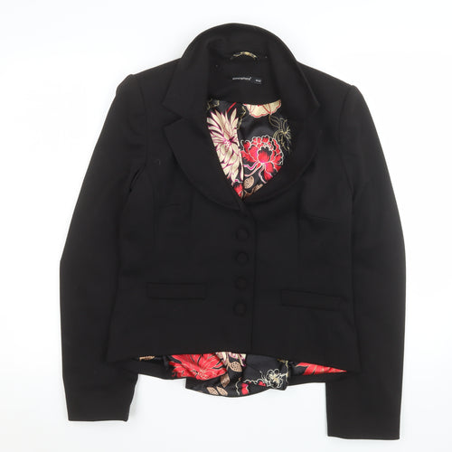 Atmosphere Women Black Size 14 Tailored Suit Jacket Blazer