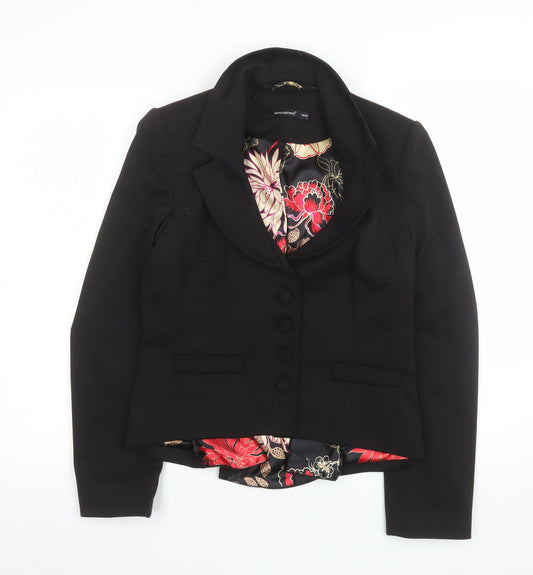 Atmosphere Women Black Size 14 Tailored Suit Jacket Blazer