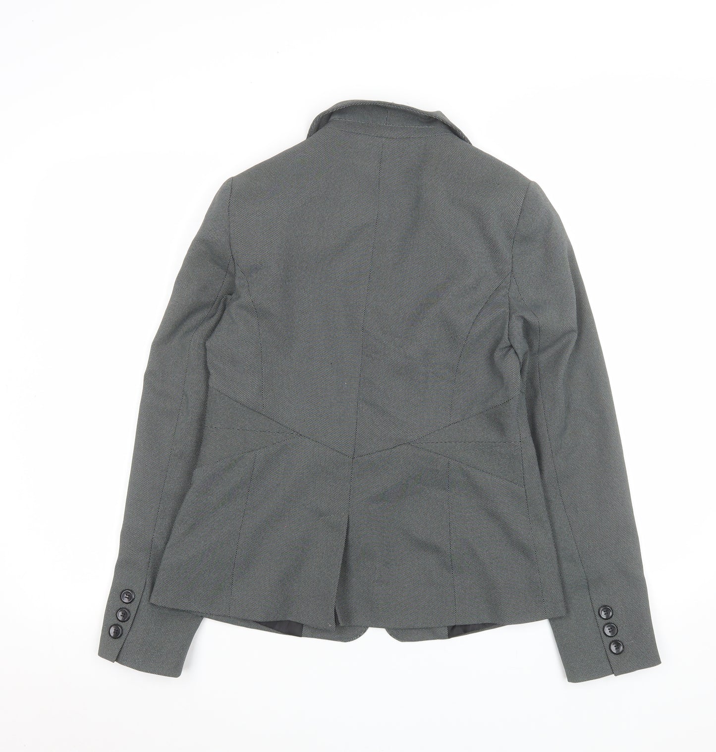 BHS Women Grey Size 10 Classic Single-Breasted Suit Jacket
