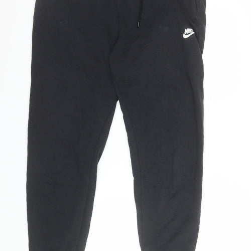 Nike Men's Black Regular Fit Fleece Jogger Sweatpants M