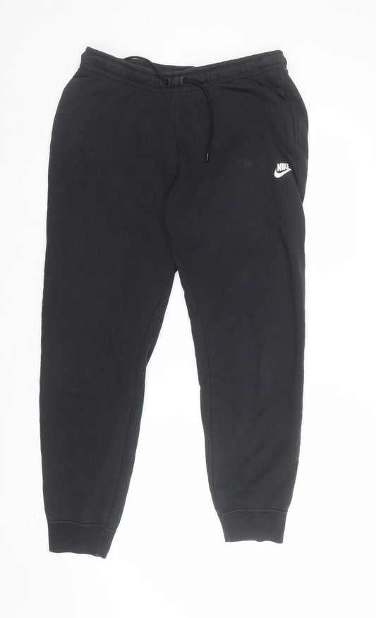 Nike Men's Black Regular Fit Fleece Jogger Sweatpants M