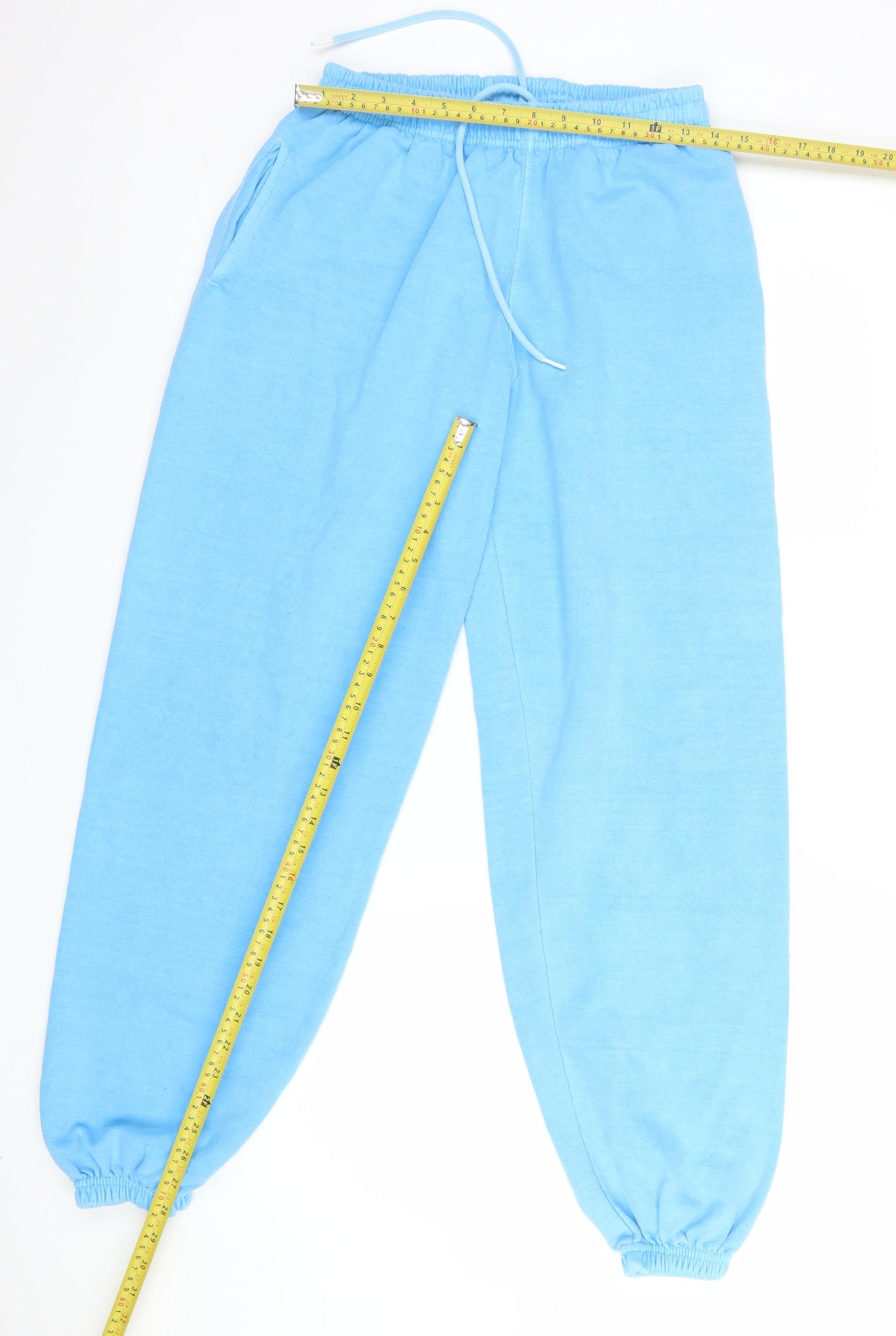 Topshop Women Blue Jogger Sweatpants M UK 12-14 Cotton Blend