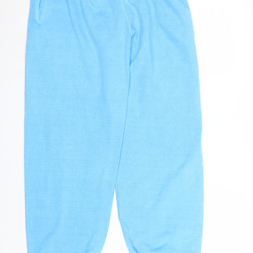 Topshop Women Blue Jogger Sweatpants M UK 12-14 Cotton Blend