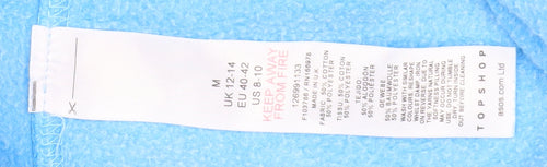 Topshop Women Blue Jogger Sweatpants M UK 12-14 Cotton Blend