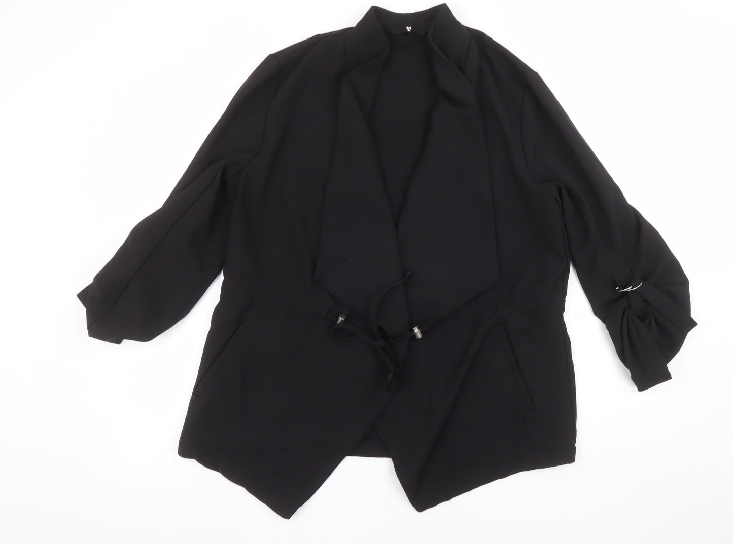 V by Very Women’s Black Regular Fit Shawl Collar Blazer Jacket Size 14