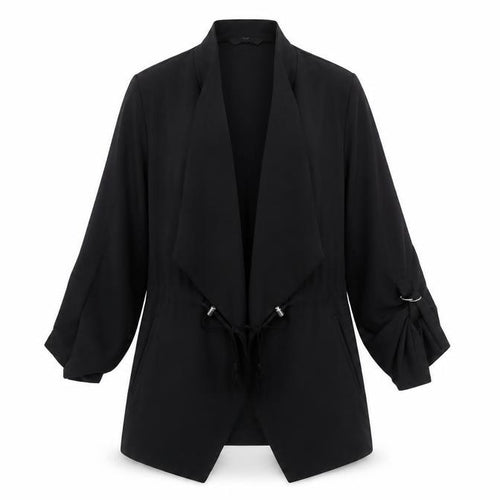V by Very Women’s Black Regular Fit Shawl Collar Blazer Jacket Size 14