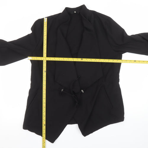 V by Very Women’s Black Regular Fit Shawl Collar Blazer Jacket Size 14