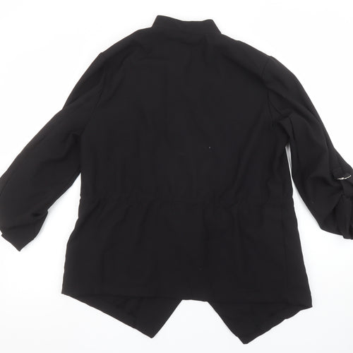 V by Very Women’s Black Regular Fit Shawl Collar Blazer Jacket Size 14