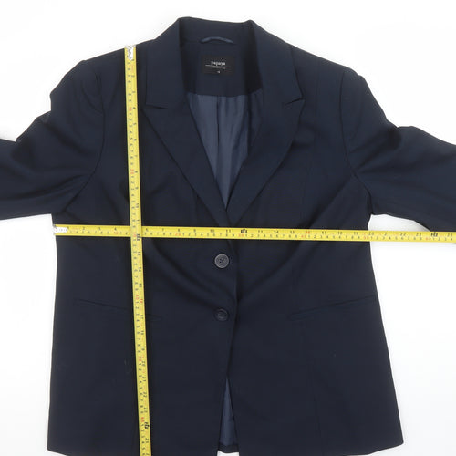 Papaya Women’s Blue Size 18 Tailored Two-Button Blazer Jacket