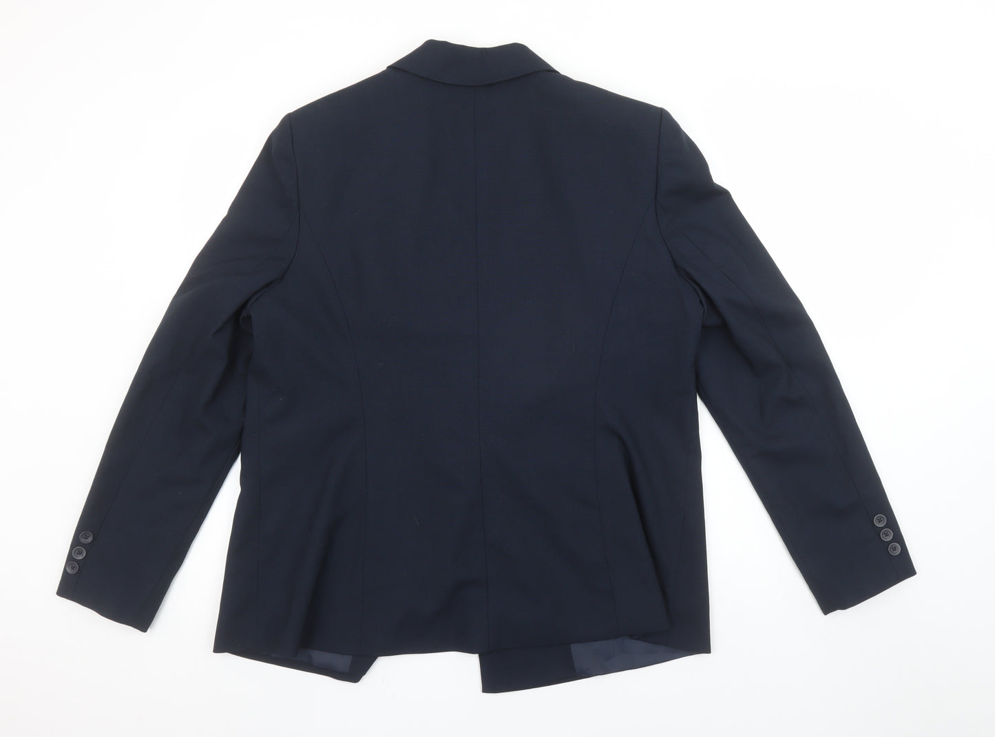 Papaya Women’s Blue Size 18 Tailored Two-Button Blazer Jacket