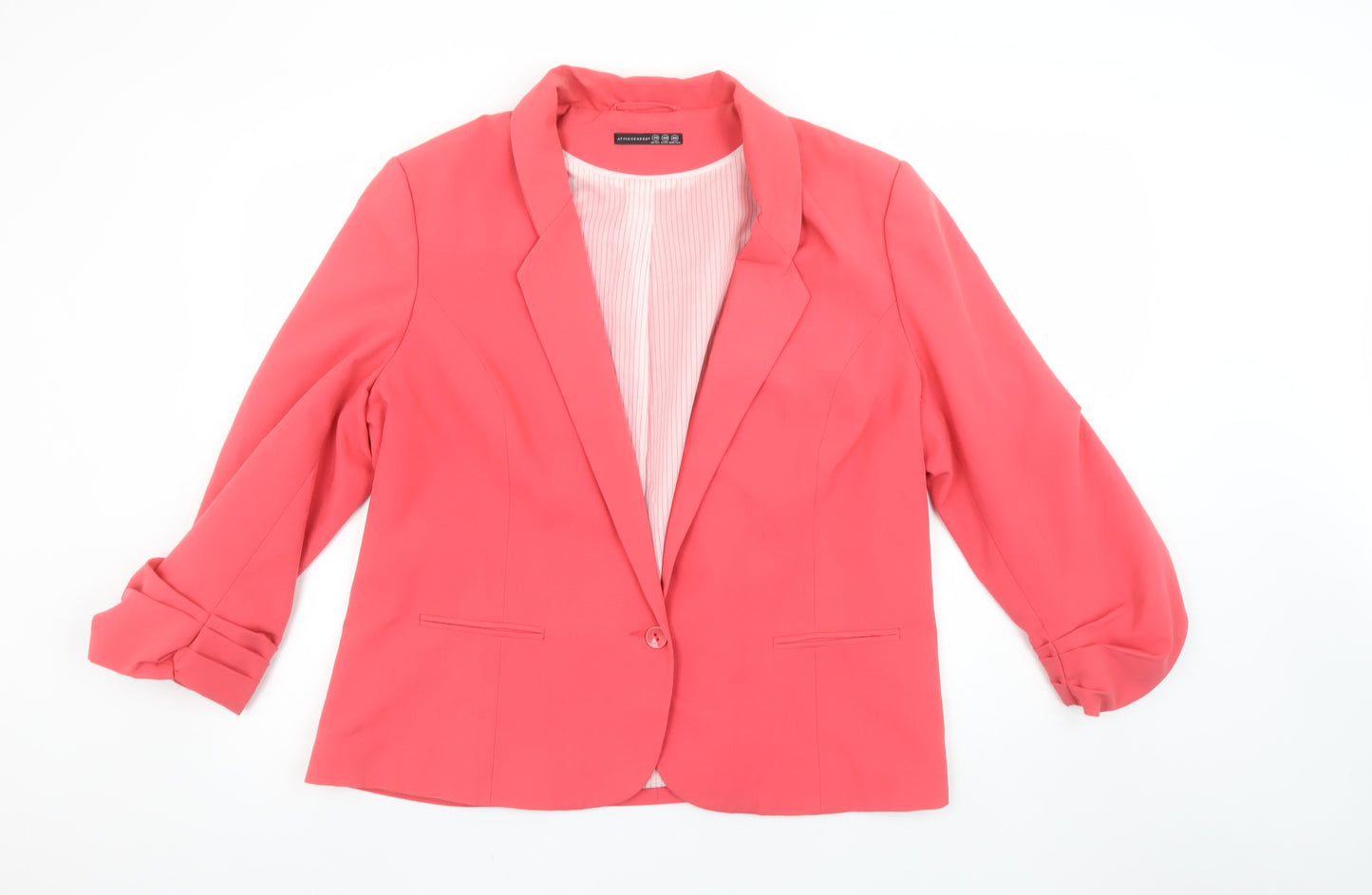 Atmosphere Women’s Pink Blazer Size 20 Single Breasted Tailored Jacket
