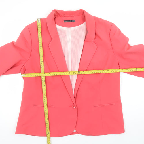 Atmosphere Women’s Pink Blazer Size 20 Single Breasted Tailored Jacket