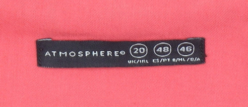 Atmosphere Women’s Pink Blazer Size 20 Single Breasted Tailored Jacket