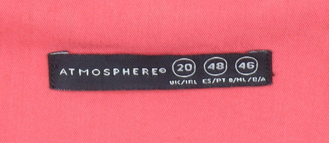 Atmosphere Women’s Pink Blazer Size 20 Single Breasted Tailored Jacket